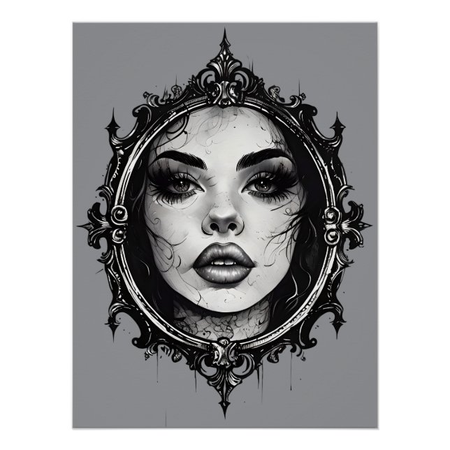 Cracked Reflection Poster (Front)