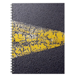 Cracked road notebook