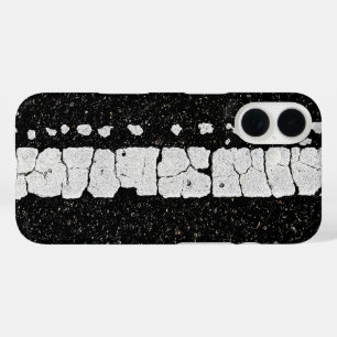 Cracked Road Paint iPhone 16 Case
