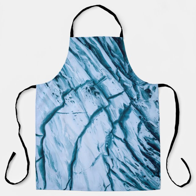 Cracked rock formation illustration apron (Front)
