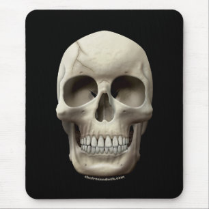 Cracked Skull Mouse Pad