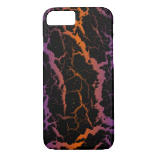 Cracked Space Lava - Blue/Orange iPhone 8/7 Case