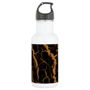 Cracked Space Lava - Bronze 532 Ml Water Bottle