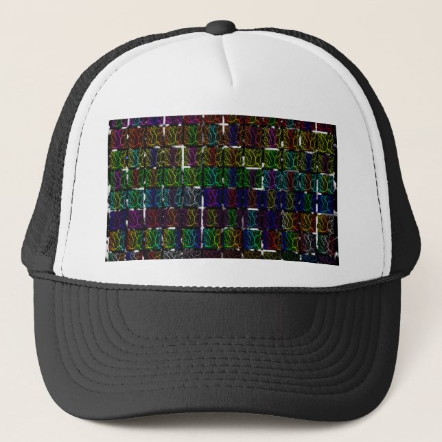 Cracked Space Lava Collection Trucker Hat (Front)