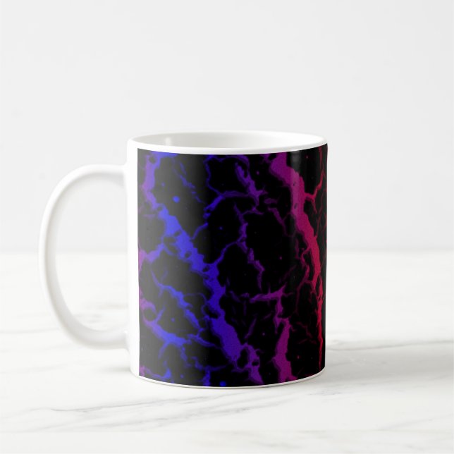 Cracked Space Lava - Heat PBROY Coffee Mug (Left)