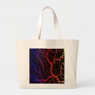 Cracked Space Lava - Heat PBROY Large Tote Bag