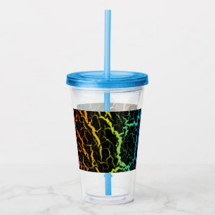 Cracked Space Lava - Heat ROYCB Acrylic Tumbler