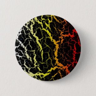 Cracked Space Lava - Heat WYR 6 Cm Round Badge