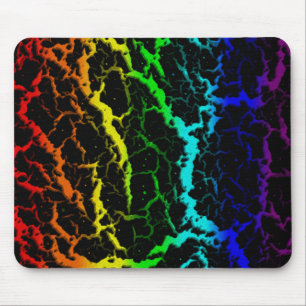 Cracked Space Lava - Light Spectrum Mouse Pad
