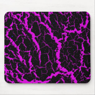 Cracked Space Lava - Pink Mouse Pad