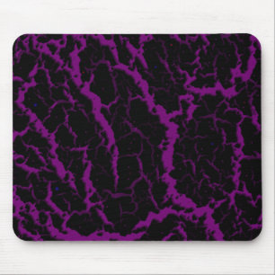 Cracked Space Lava - Purple Mouse Pad