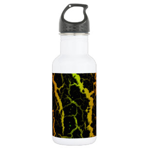 Cracked Space Lava - Red/Lime 532 Ml Water Bottle