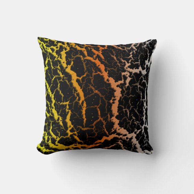 Cracked Space Lava - Y/O/W Cushion (Front)