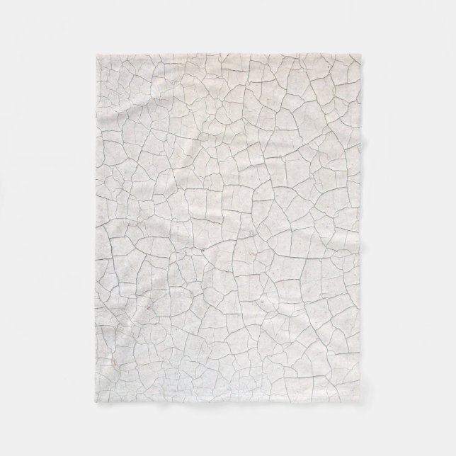 Cracked Surface Fleece Blanket (Front)
