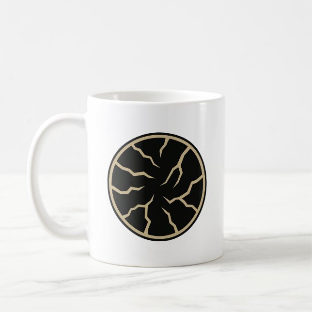 Cracked Surface Graphics Classic Mug (Left)
