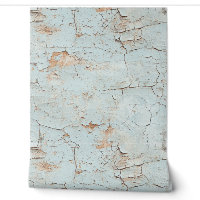 Cracked Textured Painted Stucco Wall