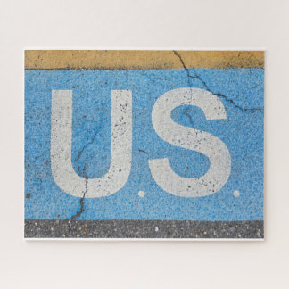 Cracked U.S. Jigsaw Puzzle