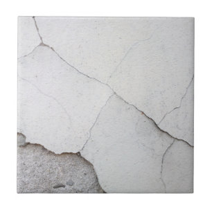 Cracked wall tile