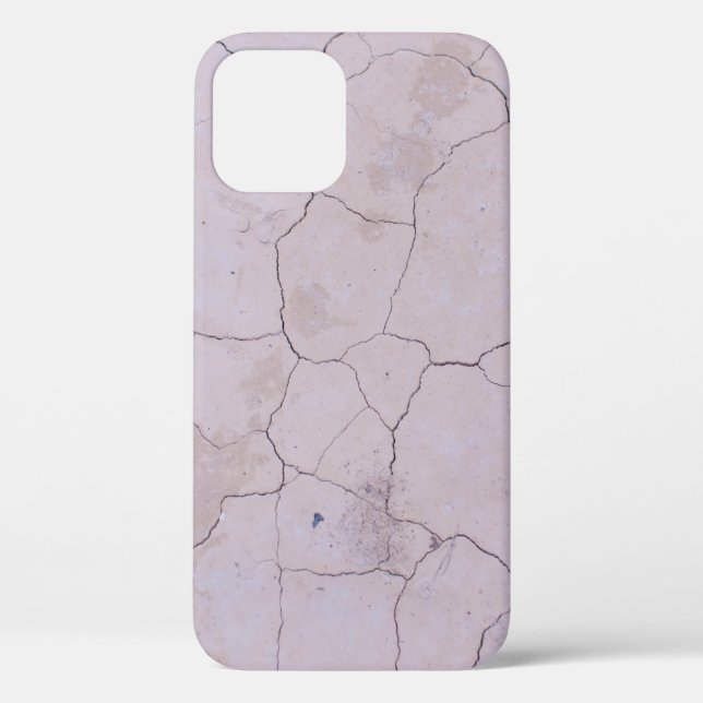 CRACKED WHITE CONCRETE FLOOR Case-Mate iPhone CASE (Back)