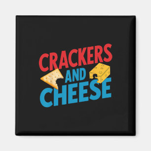 Crackers And Cheese Matching Vintage Halloween Cou Magnet