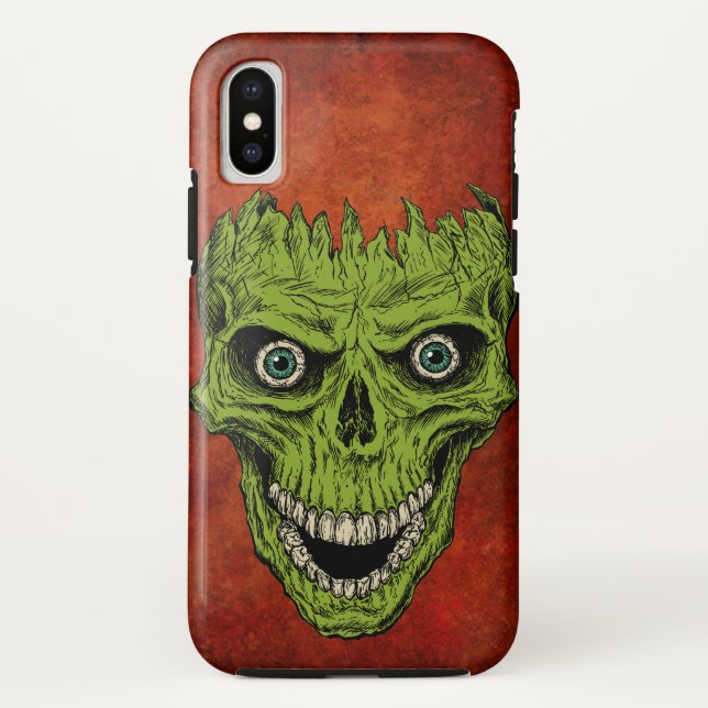 Crackhead Skull Case-Mate iPhone Case (Back)