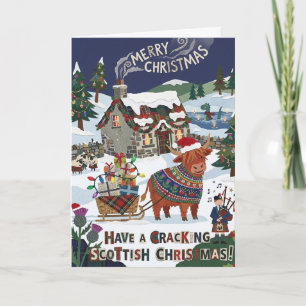 Crackin Scottish Christmas Highland Card