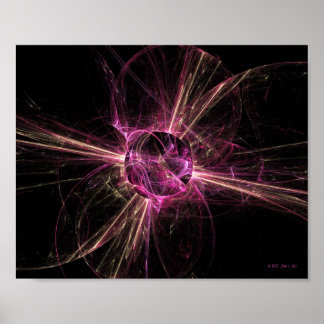 Cracking Atom (10x8) Poster