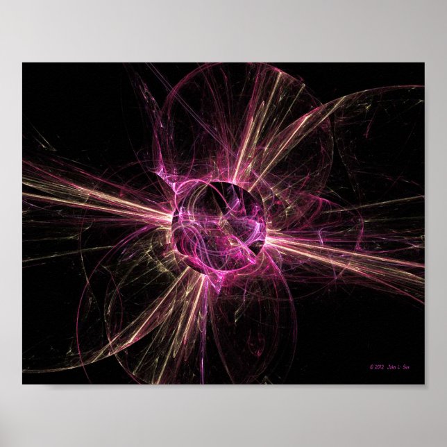 Cracking Atom (10x8) Poster (Front)