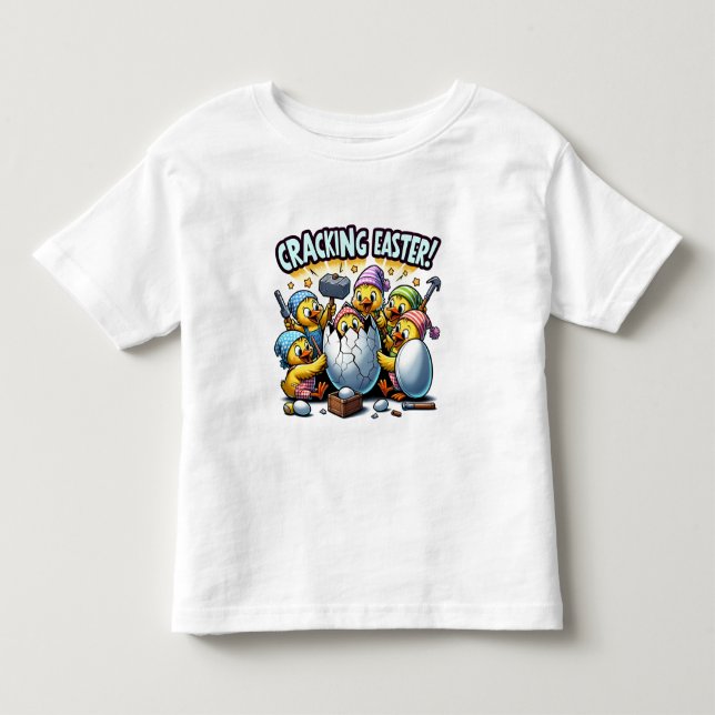 Cracking Easter Fun Toddler T-Shirt (Front)