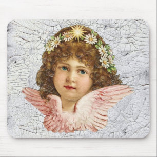 Crackled Angel Mouse Pad