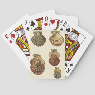 Crackled Antique Shells Playing Cards
