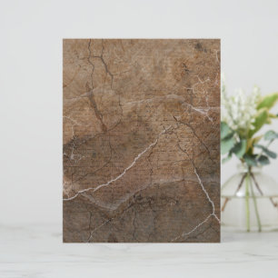 Crackled paper and text