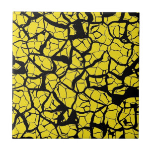 Crackled Yellow Tile