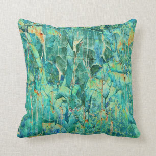 Cracks in Blue Cushion