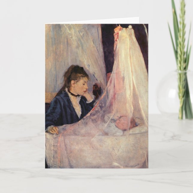 Cradle by Berthe Morisot Card (Front)