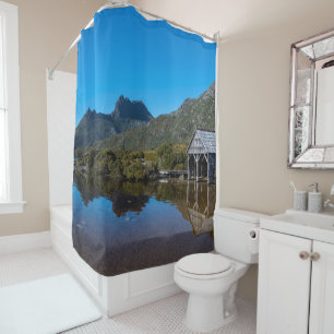 Cradle Mountain & Dove Lake Landscape Panorama Shower Curtain