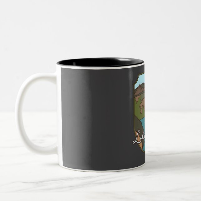 Cradle Mountain-Lake St Clair  - Australia  Two-Tone Coffee Mug (Left)