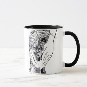 cradled in the face of tears mug