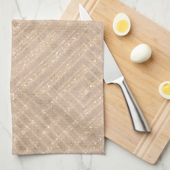 Craft background  tea towel (Quarter Fold)