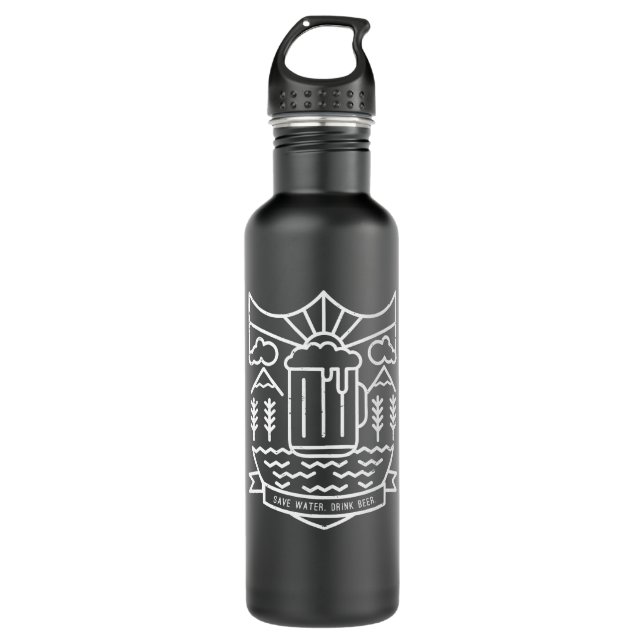 Craft Beer 710 Ml Water Bottle (Front)
