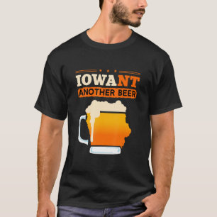 Craft Beer American Flag USA 4th July Brewery Iowa T-Shirt