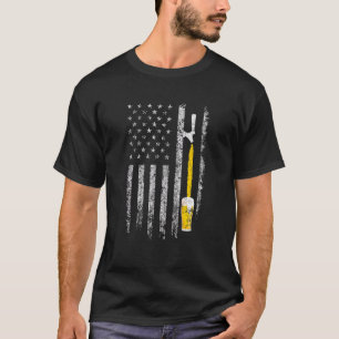 Craft Beer American Flag USA   4th July Brewery T-Shirt