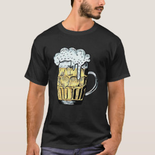 Craft Beer  Beer Mug Beer Glass Vintage Retro T-Shirt