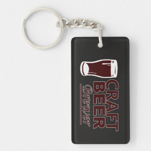 Craft Beer Brewer Key Ring