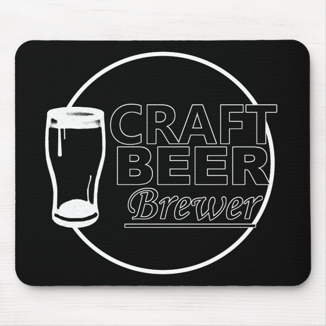 Craft Beer Brewer  Mouse Pad (Front)