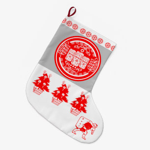 Craft Beer Christmas  - Beer Cans R G W Large Christmas Stocking