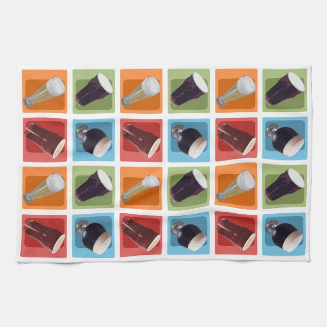 Craft Beer Colours Kitchen Bar Towel (Horizontal)