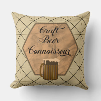 Craft Beer Connoisseur Cushion