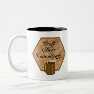 Craft Beer Connoisseur Two-Tone Coffee Mug