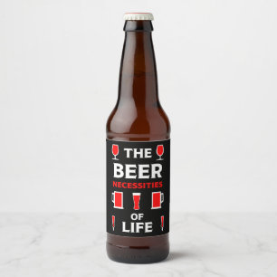 Craft Beer Drinkers Bottle Label